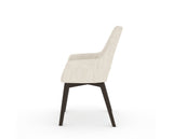 Canadel Downtown Norr Dining Chair in Davy's Grey, FT InsideOut®, side view