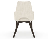 Canadel Downtown Norr Dining Chair in Davy's Grey, FT InsideOut®, back view