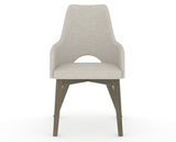 Canadel Downtown Norr Dining Chair in Shadow, TB Fabric, front view