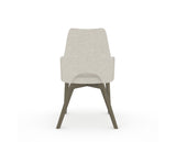 Canadel Downtown Norr Dining Chair in Shadow, TB Fabric, back view