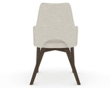 Canadel Downtown Norr Dining Chair in Hazelnut Washed, TB Fabric, back view
