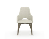 Canadel Downtown Norr Dining Chair in Shadow, TW Fabric, front view
