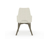Canadel Downtown Norr Dining Chair in Shadow, TW Fabric, back view