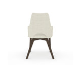 Canadel Downtown Norr Dining Chair in Hazelnut Washed, TW Fabric, back view