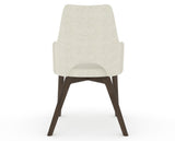 Canadel Downtown Norr Dining Chair in Hazelnut Washed, TW Fabric, back view