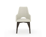 Canadel Downtown Norr Dining Chair in Davy's Grey, TW Fabric, front view