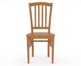 Canadel Dining Chair 0048 in Honey Washed, front view