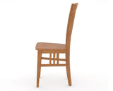 Canadel Dining Chair 0048 in Honey Washed, side view