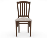 Canadel Dining Chair 0048 in FP Crypton® and 19 Cognac Washed, front view