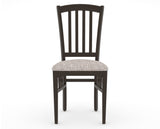 Canadel Dining Chair 0048 in FP Crypton® and 59 Davy's Grey, front view