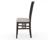 Canadel Dining Chair 0048 in FP Crypton® and 59 Davy's Grey, side view