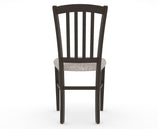 Canadel Dining Chair 0048 in FP Crypton® and 59 Davy's Grey, back view