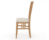 Canadel Dining Chair 0048 in FT InsideOut® and 20 Caramel Washed, side view