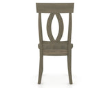 Canadel Eye Dining Chair in Shadow, back view