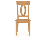 Canadel Eye Dining Chair in Caramel Washed, front view