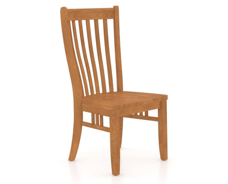 Canadel Dining Chair 0119 in Honey Washed, three-quarter view