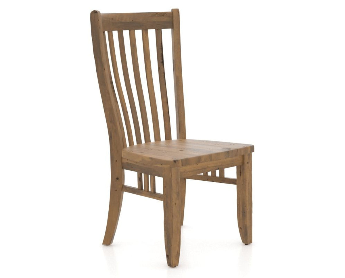 Canadel Champlain Dining Chair 0119 in Oak Washed, three-quarter view