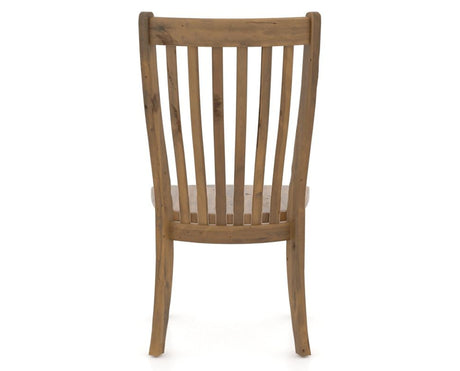 Canadel Champlain Dining Chair 0119 in Oak Washed, back view