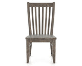 Canadel Champlain Dining Chair 0119 in Wood Seat and 08 Shadow, front view