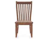 Canadel Champlain Dining Chair 0119 in Wood Seat and 33 Spice Washed, front view
