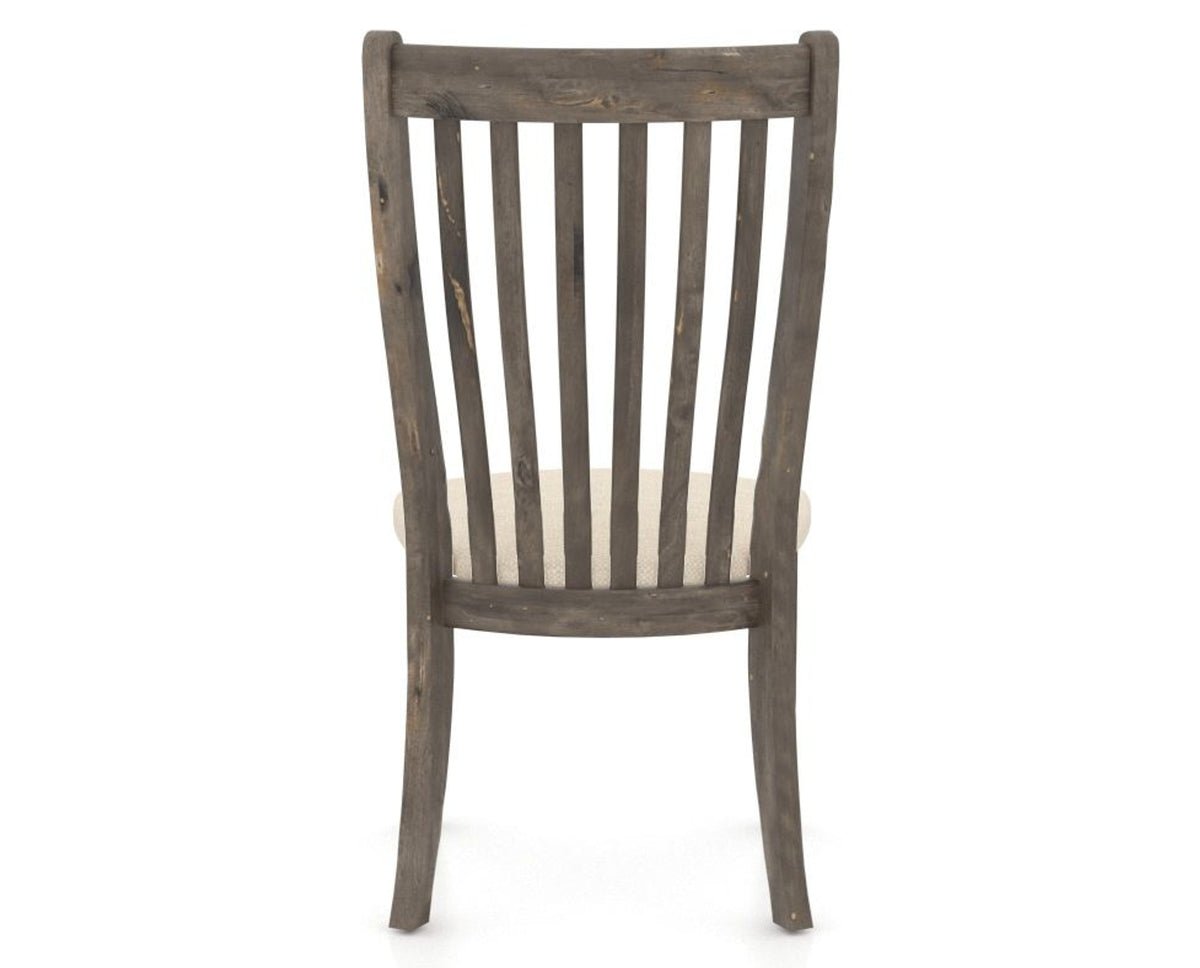 Canadel Champlain Dining Chair 0119 in 6K Sunbrella® and 08 Shadow, back view