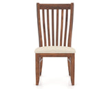 Canadel Champlain Dining Chair 0119 in 6K Sunbrella® and 33 Spice Washed, front view