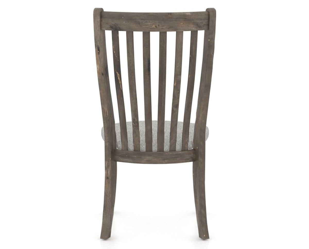 Canadel Champlain Dining Chair 0119 in 7C Fabric and 08 Shadow, back view