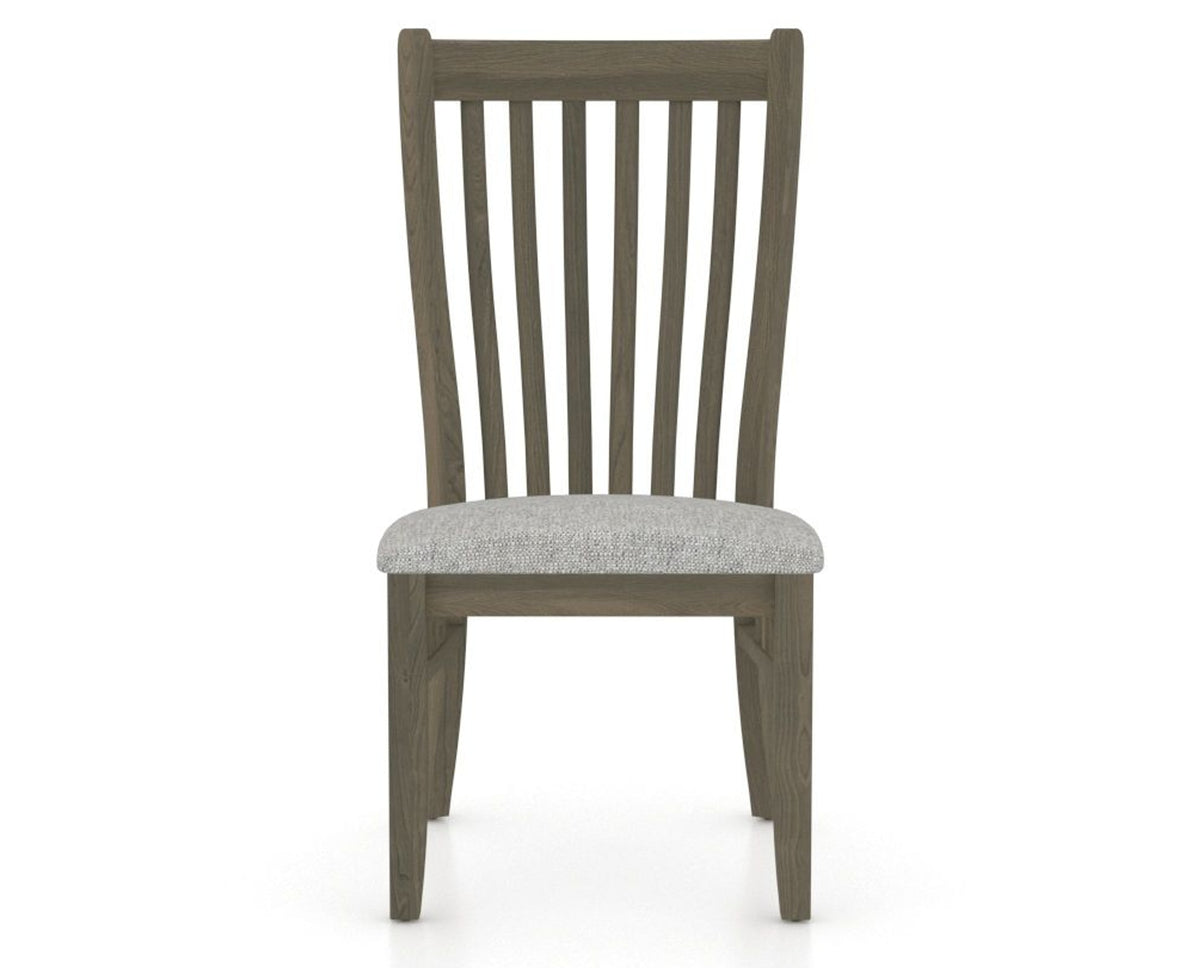 Canadel Dining Chair 0119 in 7C Fabric and 08 Shadow, front view