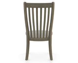 Canadel Dining Chair 0119 in 7C Fabric and 08 Shadow, back view