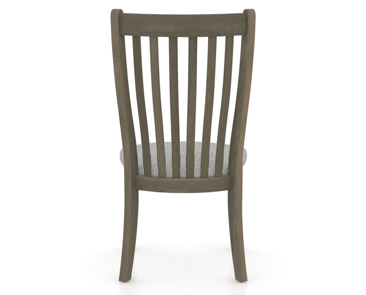 Canadel Dining Chair 0119 in 7C Fabric and 08 Shadow, back view