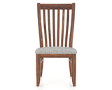 Canadel Champlain Dining Chair 0119 in 7C Fabric and 33 Spice Washed, front view