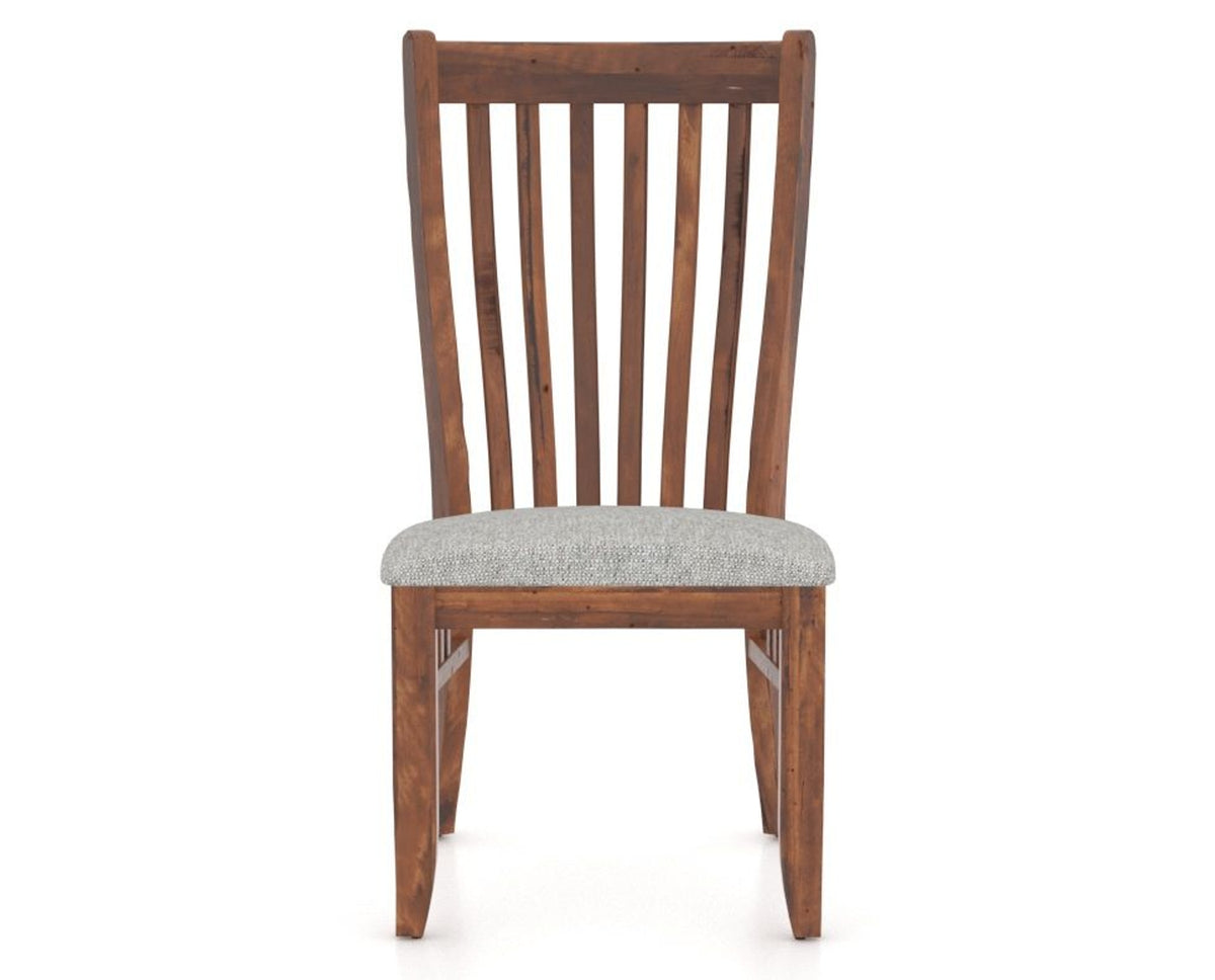 Canadel Champlain Dining Chair 0119 in 7C Fabric and 33 Spice Washed, front view