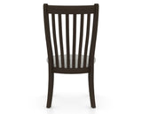 Canadel Dining Chair 0119 in 7C Fabric and 59 Davy's Grey, back view