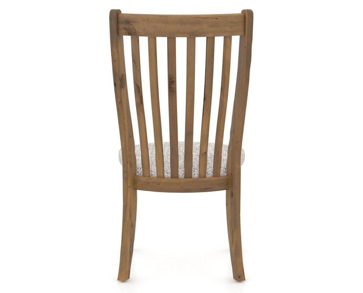 Canadel Champlain Dining Chair 0119 in FP Crypton® and 03 Oak Washed, back view