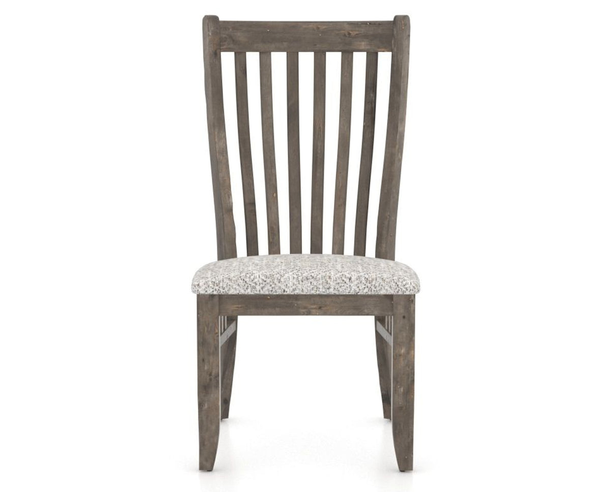 Canadel Champlain Dining Chair 0119 in FP Crypton® and 08 Shadow, front view