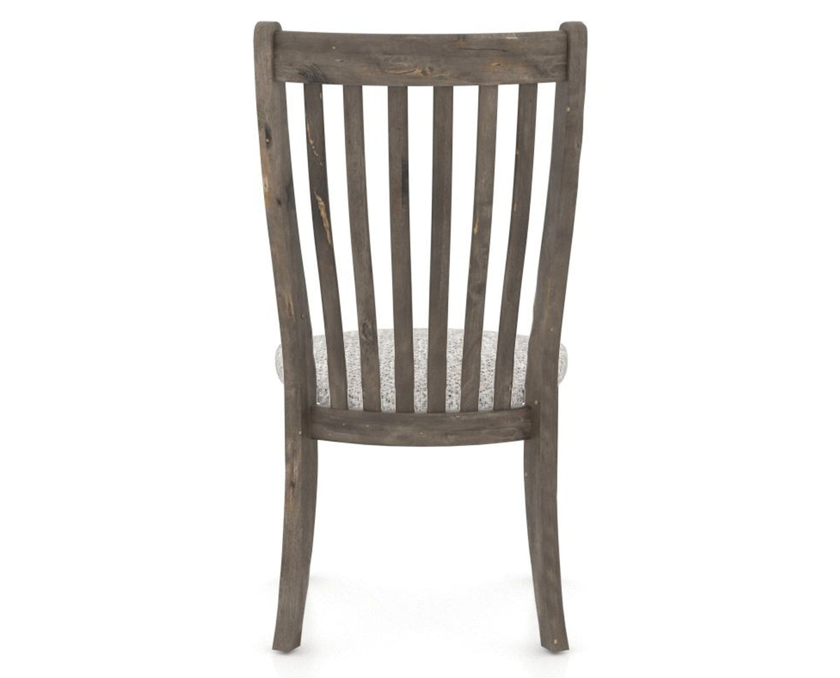 Canadel Champlain Dining Chair 0119 in FP Crypton® and 08 Shadow, back view