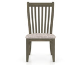 Canadel Dining Chair 0119 in FP Crypton® and 08 Shadow, front view