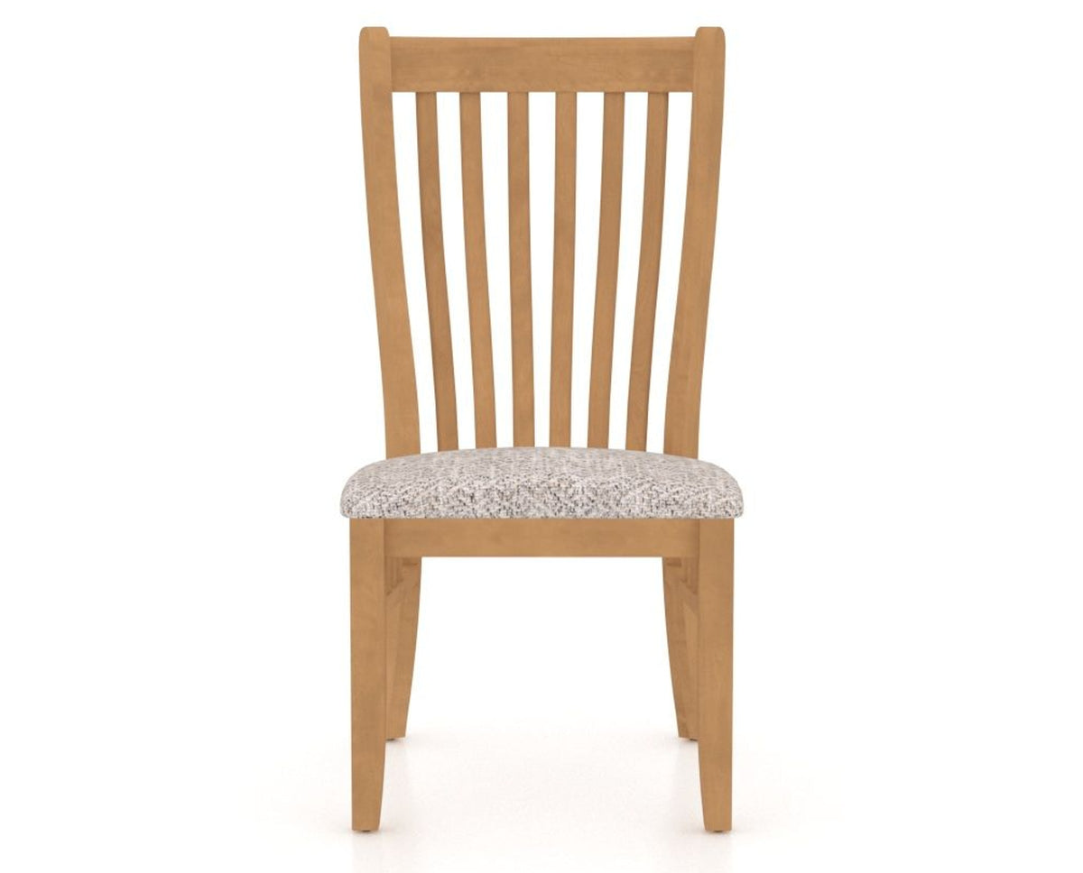 Canadel Dining Chair 0119 in FP Crypton® and 20 Caramel Washed, front view