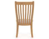 Canadel Dining Chair 0119 in FP Crypton® and 20 Caramel Washed, back view