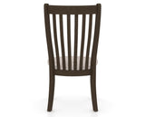 Canadel Dining Chair 0119 in FP Crypton® and 29 Hazelnut Washed, back view