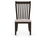 Canadel Dining Chair 0119 in FP Crypton® and 59 Davy's Grey, front view