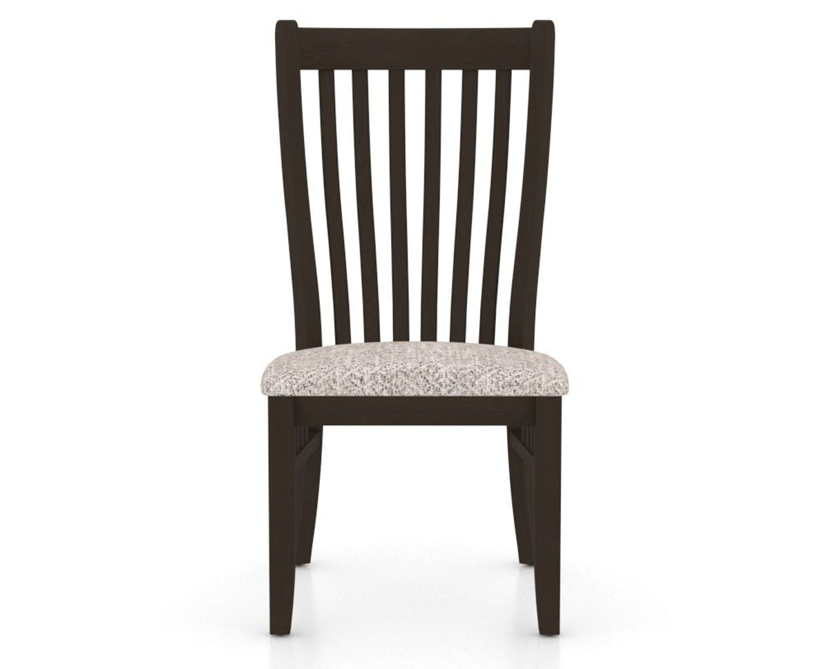 Canadel Dining Chair 0119 in FP Crypton® and 59 Davy's Grey, front view