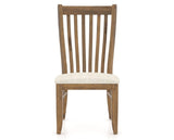 Canadel Champlain Dining Chair 0119 in FT InsideOut® and 03 Oak Washed, front view
