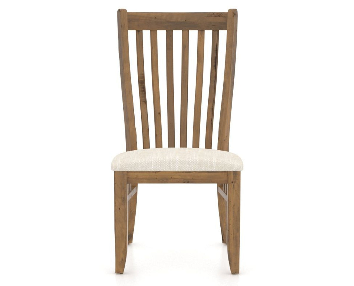 Canadel Champlain Dining Chair 0119 in FT InsideOut® and 03 Oak Washed, front view