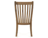 Canadel Champlain Dining Chair 0119 in FT InsideOut® and 03 Oak Washed, back view