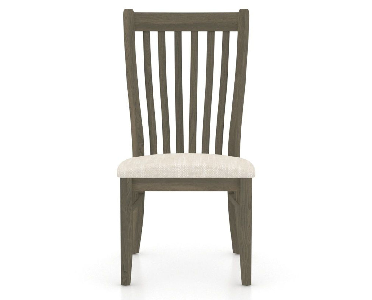 Canadel Dining Chair 0119 in FT InsideOut® and 08 Shadow, front view