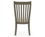 Canadel Dining Chair 0119 in FT InsideOut® and 08 Shadow, back view