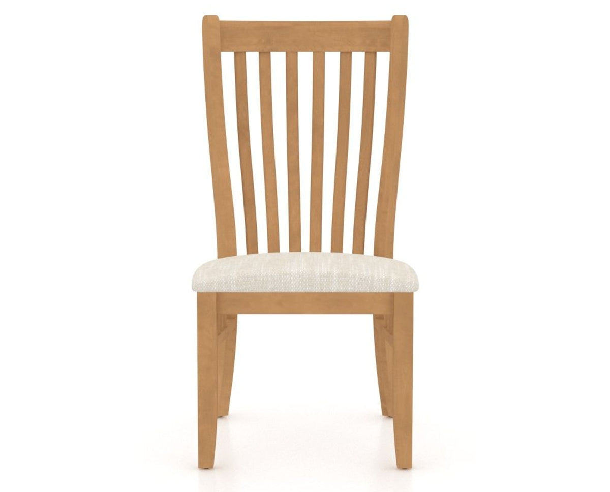 Canadel Dining Chair 0119 in FT InsideOut® and 20 Caramel Washed, front view