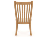 Canadel Dining Chair 0119 in FT InsideOut® and 20 Caramel Washed, back view