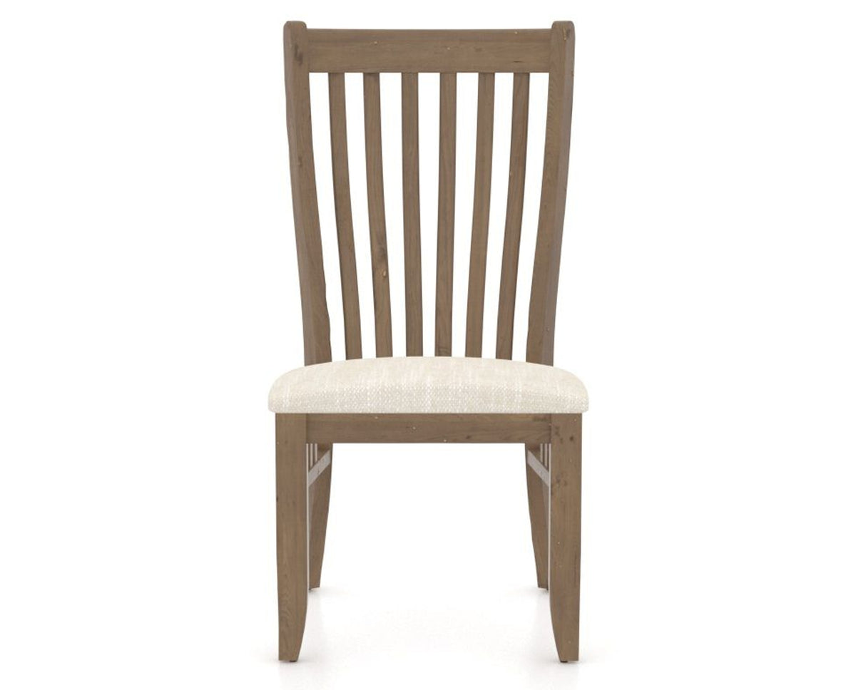Canadel Champlain Dining Chair 0119 in FT InsideOut® and 25 Pecan Washed, front view